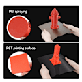 Miniatyrbilde 8 av 8: Vårstål Byggeplate Magnetisk 310x310mm PET PEI 2-Siders Pulverlakkert 3D-Skriver Tilbehør