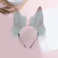 Miniatyrbilde 5 av 5: Fox Cat Lang Pels Ører Hår Hodeplagg Ulv Dyr Anime Halloween