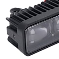 Miniatyrbillede 3 af 8: Dobbeltlinset LED Gaffeltruck Sikkerhedslys Robust Høj Lysstyrke Lige Advarselssikkerhedsl lampe DC12V Rød
