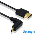 Pikkukuva 2 / 7: Micro HDMI till HDMI-kabel, spiralformad kabel,