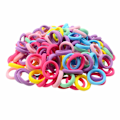 Miniatyrbild 4 av 4: 200-pack godisfärgade flickors elastiska hårband sömlösa