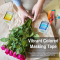 Miniatyrbilde 4 av 5: Farget masking tape, 4 bokser regnbuefarget tape, merking