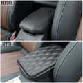 Miniatyrbillede 4 af 8: Auto Center Console Cover Armrest Pads, PU Læder Universal Bil
