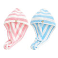 Miniatyrbillede 1 af 5: 2-pak Mikrofiber Håndklæde Hår Turban