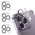 3-pack kameraskyddsglas kompatibelt med iPhone 12 Pro Max 3D stereoskopisk linsfilm reptålig