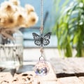 Miniatyrbillede 4 af 5: Lysekrone Solskærm Krystalbold Prismer Vedhæng Buttrfly