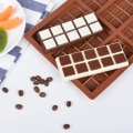 Miniatyrbild 4 av 5: Fyrkantig chokladform, chokladform silikon, enkel