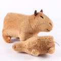 Miniatyrbillede 4 af 6: 2 stk. Capybara plys, Capybara bamse, sød Cabypara