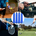 Pikkukuva 5 / 5: Badminton- ja tennismailaan sopiva puuvillapyyhekotelo, liukumaton