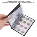 Miniatyrbild 1 av 2: 10 Sidor 120 Mynt Bärbar Fickmyntalbum Samlingsbok Samlarhållare Röd