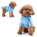 Miniatyrbillede 3 af 6: 4PCS kæledyr dragt Teddy Chihuahua polo skjorte Teddy Golden Retriever