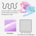 Miniatyrbillede 7 af 8: 3 stk. Mikrofiber Håndklæde Wraps til Kvinder Hurtig Tørring