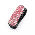 Miniatyrbilde 4 av 10: Pakke med 4 Solbrilleholder Solbrilleklemme for bil Solskjerm Bling Crystal Rhinestone Brillehenger med billettkortklipsholder for briller