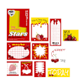 Miniatyrbilde 1 av 5: Farget mønstret papir for scrapbooking 50 ark - Scrapbook