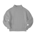 Miniatyrbillede 1 af 5: Pige Turtleneck Sweaters Børn Batwing Ærme Strik Tøj Chunk