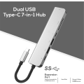 Miniatyrbild 5 av 6: USB C Hub Adapter Dongle för MacBook Air, MacBook Pro med 4K