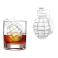 Miniatyrbild 4 av 5: 4 x Silikonisbitsformar Granatäppleform 3D Isbitsform Kakformar Silikonisformar för Whisky Scotch Cocktails Kaffe Fruktjuice och A
