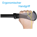 Miniatyrbilde 5 av 6: Ergonomisk styrehåndtak for MTB, trekkingsykkel, e-sykkel, bysykkel, racersykkel og sammenleggbar sykkel med to sider, låsbar design laget av sklisikker