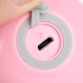 Pikkukuva 5 / 8: 2-in-1 Monitoiminen Sähköinen Kasvoharja Huokostenpuhdistukseen Ihohoidolle Hierontaväline Pinkki