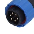 Miniatyrbilde 4 av 8: Flypluggkontakt IP68 Vanntett Kontakt Hunn Hane Butt Terminal 380V SP206 Pin