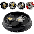 Miniatyrbild 6 av 6: Snurrande toppar, Burst Turbo Spinning Top med lanseringar, Metal Fusion Toy Set, Upgrade Shell, Arena Toy, Pocket Gyro - Present till barn (XD168-30C)