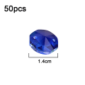 Miniatyrbilde 2 av 5: 14mm 50 stk krystall oktagon perler 2 hull DIY bryllup og hjem