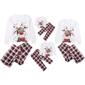 Miniatyrbilde 4 av 5: Familiejul Pjs Matchende Sett Hjorte Rutete Pyjamaser for Baby A