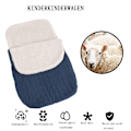Miniatyrbillede 3 af 5: Nyfødt svøbnings tæppe wrap, fortykket baby barn småbarn strikket blød varm uld tæppe svøb sovepose sovepose barnevogn unisex wrap