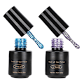 Miniatyrbillede 8 af 8: 12 Flasker Glitter Neglekunst UV Gel Hurtig Farvning Soak Off Gel Polish Manicure Værktøj
