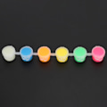 Miniatyrbilde 3 av 7: 5 stk Negl Lysende Pulvermaling Halloween Neglekunst DIY Fluorescerende Pulver Pigment