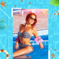 Miniatyrbild 4 av 6: Två par armfloaties för barn simma arm band floater