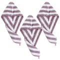 Miniatyrbillede 1 af 5: 3-pak mikrofiber hårhåndklæde wrap superabsorberende hår turban