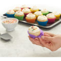Miniatyrbild 3 av 5: Silikonformar för muffins, 24-pack, non-stick
