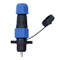 Miniatyrbilde 3 av 8: IP68 Vanntett Pluggkontakt Hunn Han Flensmontering Industriell Luftfart Strømkontakt SP131 Pin (380V 25A)