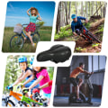 Pikkukuva 5 / 5: Mukava polkupyörän satula, polkupyörän satula kaksinkertaisella jousivaimennuspallolla, ergonominen polkupyörän satula Miesten polkupyörän satula vuoristoon