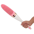 Miniatyrbillede 3 af 4: Elektrisk Langskaftet Vandfast Badebørste Kropsrensende Massagebørste (Pink)