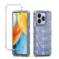 Gennemsigtigt akryl laserpapir telefoncover til ZTE Axon 60 Lite