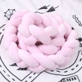 Miniatyrbilde 4 av 5: Sengkant, Baby Bumper Bed Snake Baby Bed Bumper Vevkant Beskyttelse Hodebeskyttelse Dekorasjon for (rosa 150cm)