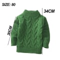 Miniatyrbillede 2 af 5: Sweatshirt med rund hals, tyk børnetrøje med fløjlsfor
