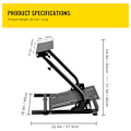Miniatyrbild 11 av 11: SucceBuy Justerbart Rattstativ för G29 PS4 PC Gaming Setup