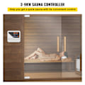 Miniatyrbild 6 av 11: SucceBuy Extern Elektrisk Kontroller för 3-9KW Bastuaggregat med Tempsensor 380V-415V