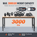 Miniatyrbild 5 av 9: SucceBuy Arbetsbänk med Uttag 3000lbs Maxlast