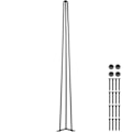 Miniatyrbild 1 av 11: SucceBuy 91,5 cm Hårnålsbordsben Set om 4, 3-Stavs Kraftiga DIY Skrivbordsben