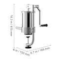 Miniatyrbild 2 av 11: SucceBuy Korvstoppare 1,1 kg/1,5 L Kapacitet Rostfritt Stål Hemmagjord Tillverkare