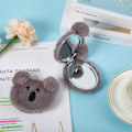 Miniatyrbillede 1 af 5: IC 1. tegnede koala kompakt spejl kosmetisk foldbar bærbar mærke