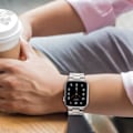 Miniatyrbilde 5 av 5: IC Kompatibel med Apple Watch-reim 42/44/45 mm, reim i rustfritt stål, Apple Watch Series 7/6/5/4/3/2, 38 mm 40 mm 41 mm svart