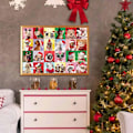 Miniatyrbild 4 av 7: Julkalenderpussel 2024 med 1008 bitar, Tomtepussel, julklappar till, 24 pussellådor nedräkning, julklapp till pojkar och flickor (D) D
