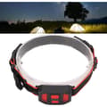 LED Hodelykt, Highlight Hodelykt, Oppladbar Hodelykt, Rødt Baklys for Camping, Fotturer, DUBUNS