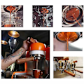 Pikkukuva 4 / 5: 4 kpl 54 mm suodatinpidike Breville Sage 870/875/878/880 54 mm puoliautomaattiseen kahvikoneeseen
