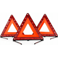Miniatyrbild 1 av 5: Varningstrianglar för nödsituationer Varningsskylt för bilsäkerhet Vikbar Reflekterande Universal Plast (3-pack)